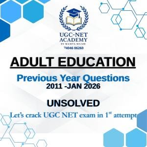Adult Education(PYQS)