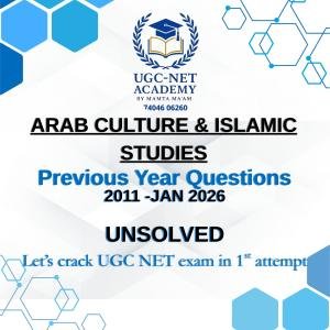 Arab Culture (PYQs)