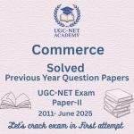 Commerce (Solved PYQ's)