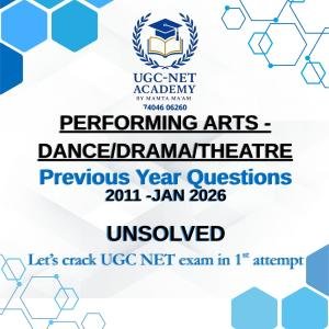 Performing Arts (PYQs)